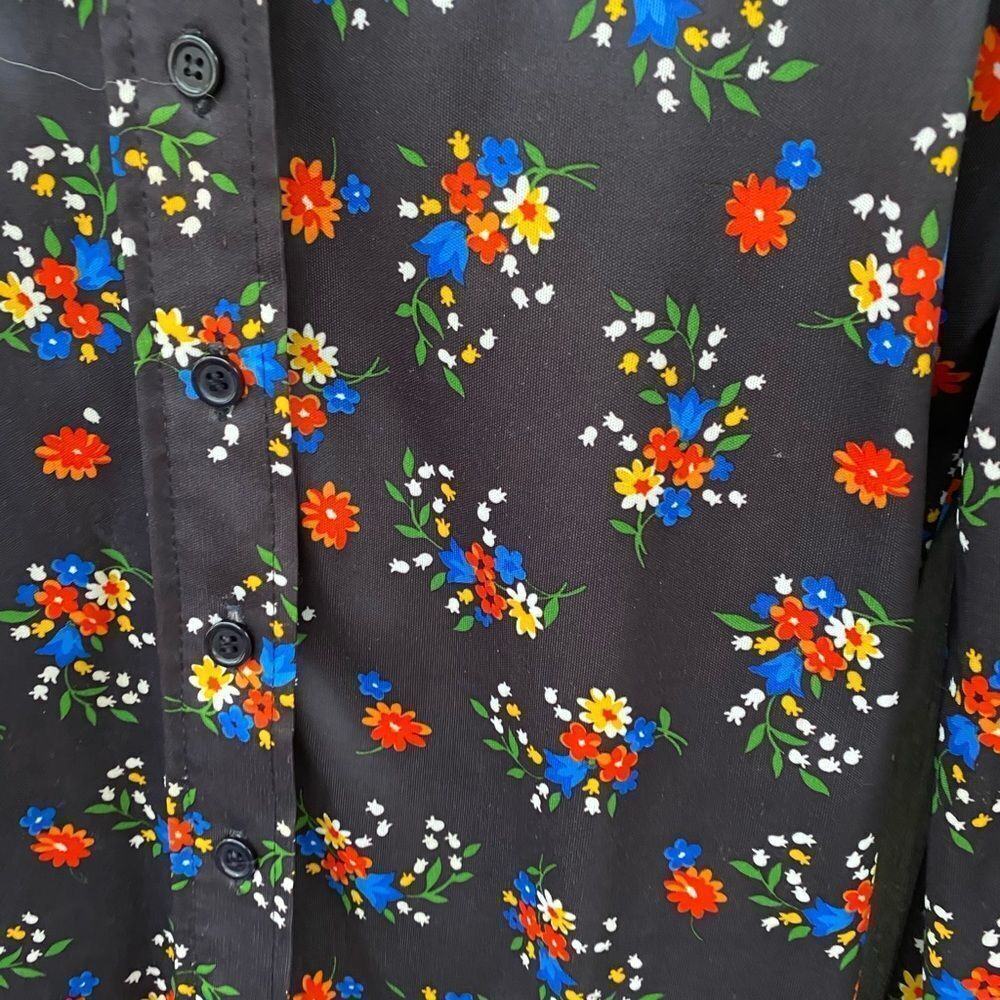 Vintage Act‎ III Polyester Floral Blouse - Picture 4 of 8